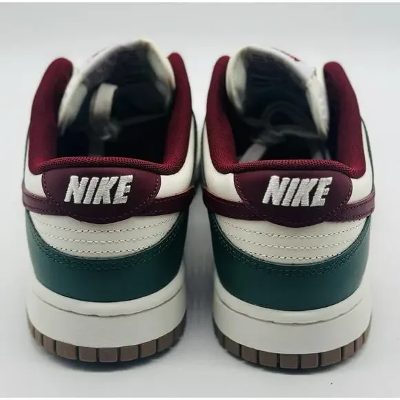 NEW Nike Dunk Low Retro White Team Red Gorge Green FB7160  display picture 1